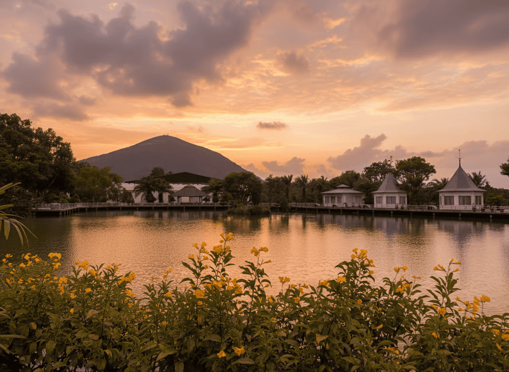 Long Điền Sơn sở hữu diện tích rộng rãi và nhiều không gian xanh, lý tưởng để cắm trại, dã ngoại